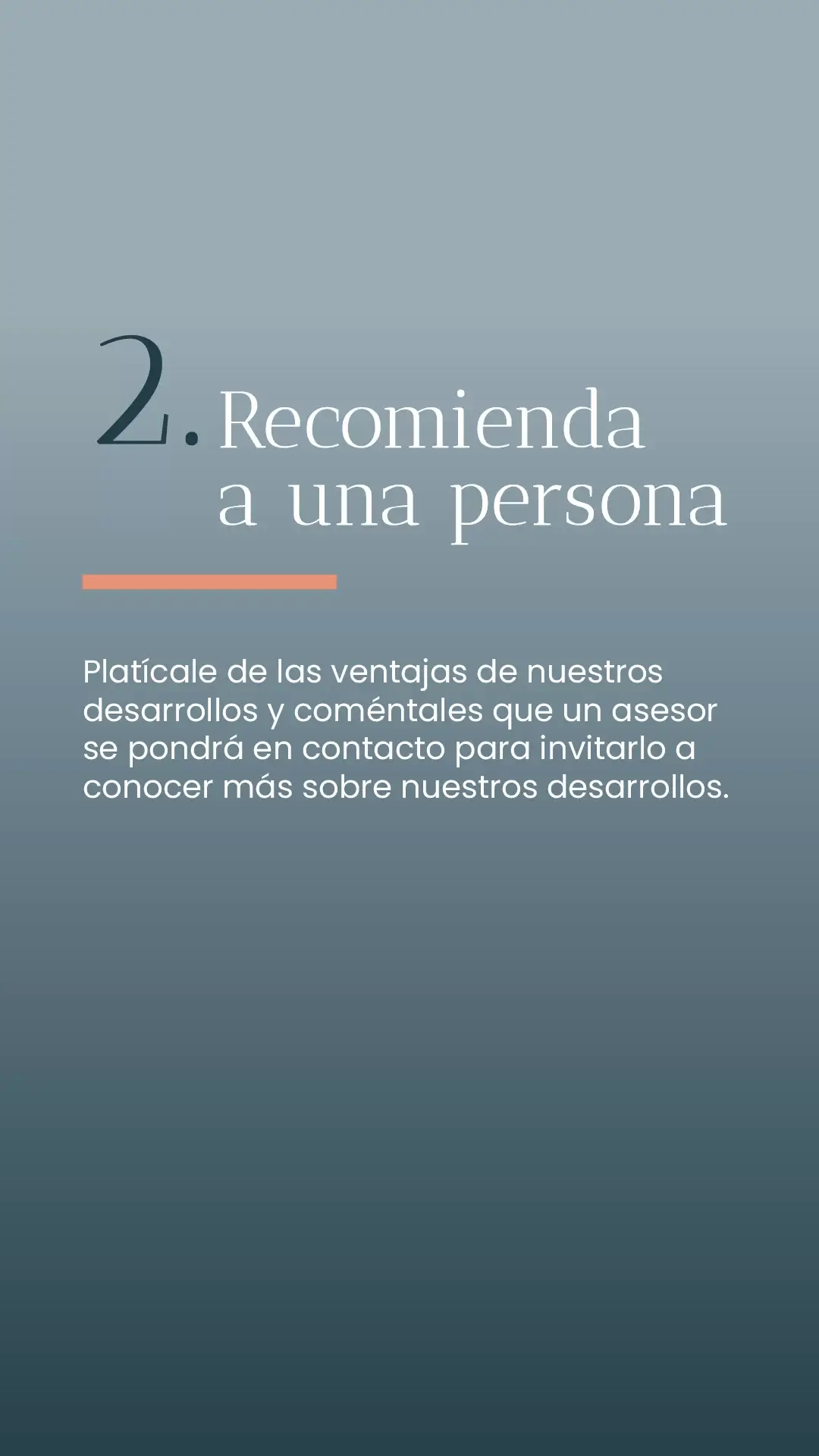 Paso 2 Recomienda a una persona